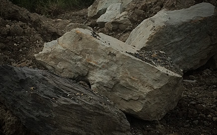 Limestone rock